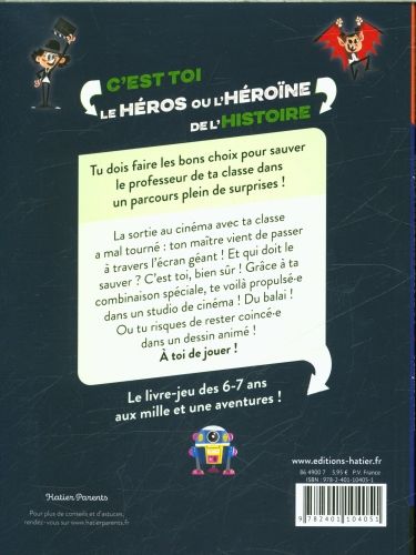 Produktbild: La classe dont tu es le h&eacute;ros. Mission cin&eacute;ma !