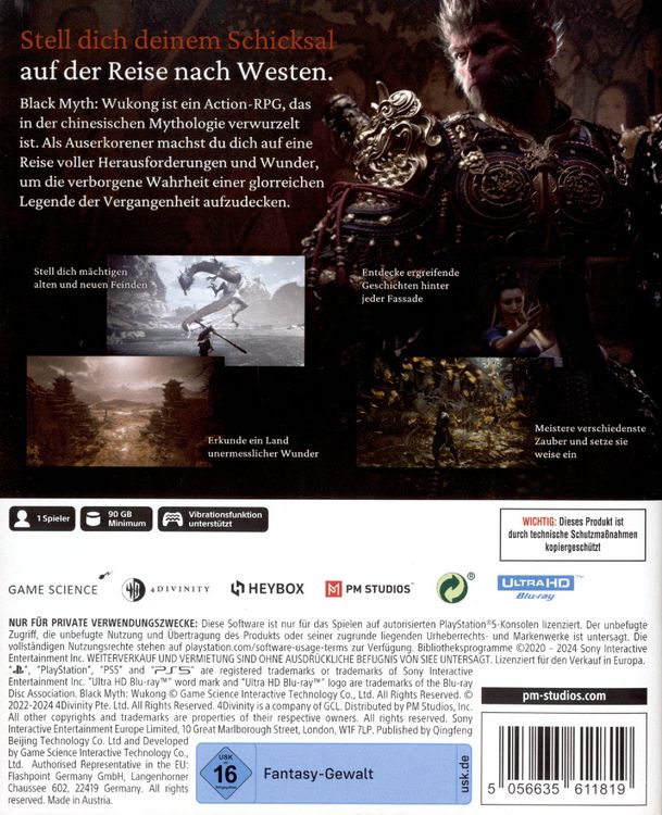 Produktbild: Black Myth: Wukong