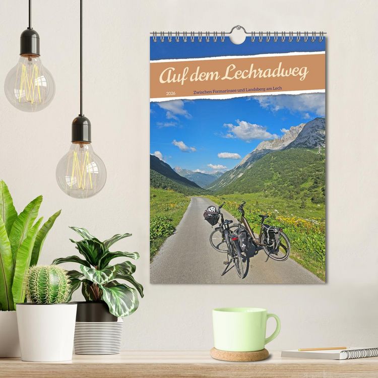 Produktbild: Auf dem Lechradweg - Zwischen Formarinsee und Landsberg am Lech (Wandkalender 2026 DIN A4 hoch), CALVENDO Monatskalender