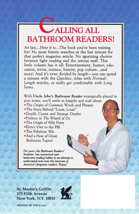 Produktbild: Uncle John's Bathroom Reader