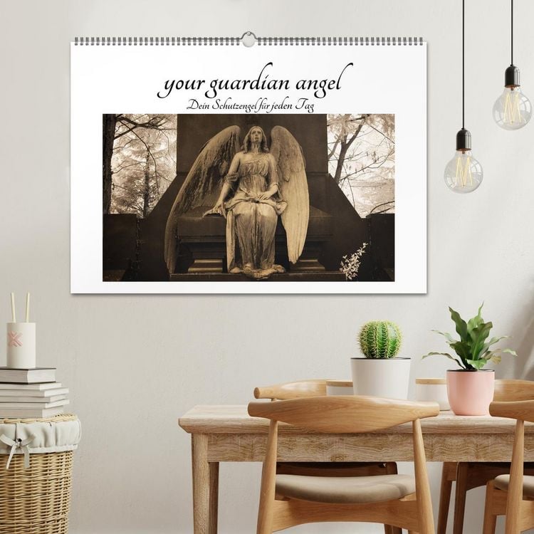 Produktbild: your guardian angel - Dein Schutzengel f&uuml;r jeden Tag (Wandkalender 2026 DIN A2 quer), CALVENDO Monatskalender
