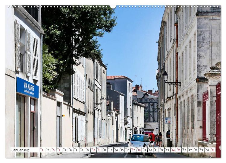 Produktbild: Ein Sommer in La Rochelle vom Frankfurter Taxifahrer Petrus Bodenstaff (Wandkalender 2026 DIN A2 quer), CALVENDO Monatskalender