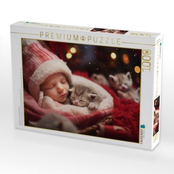 Produktbild: CALVENDO Puzzle Zarte Tr&auml;ume im Samtpfotenreich | 1000 Teile Lege-Gr&ouml;&szlig;e 64x48cm Foto-Puzzle f&uuml;r gl&uuml;ckliche Stunden