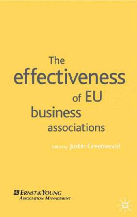 Produktbild: The Effectiveness of EU Business Associations