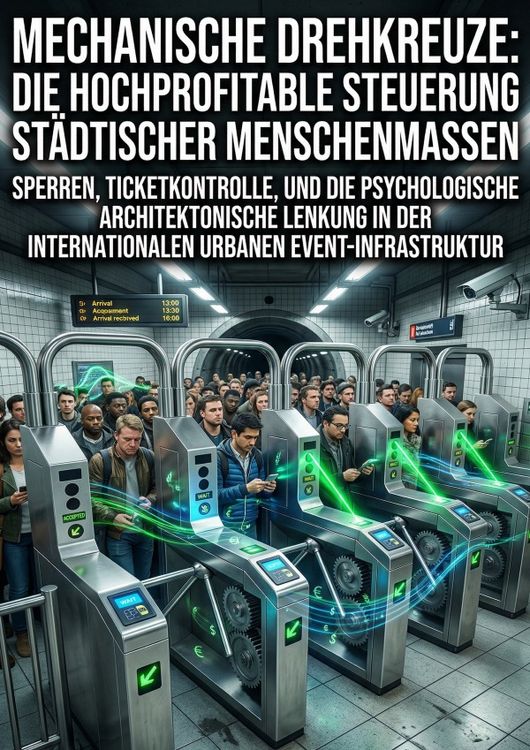 Produktbild: Mechanische Drehkreuze: Die hochprofitable Steuerung st&auml;dtischer Menschenmassen