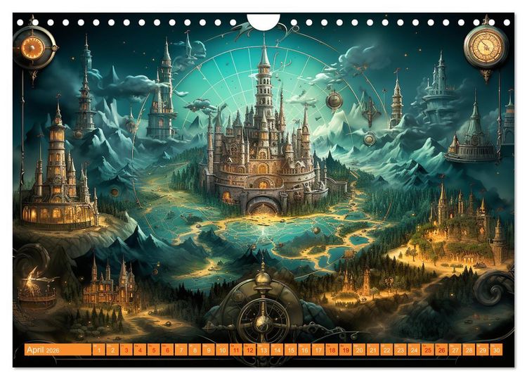Produktbild: Antike Wegweiser (Wandkalender 2026 DIN A4 quer), CALVENDO Monatskalender