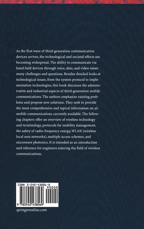 Produktbild: Third Generation Communication Systems