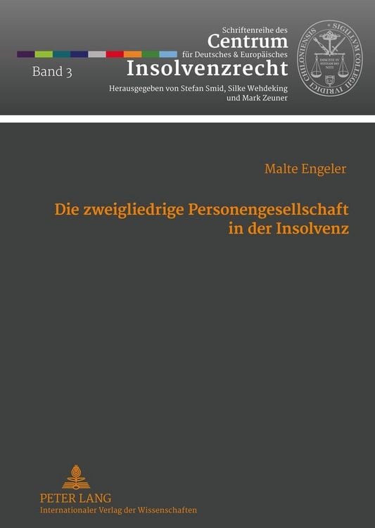 Produktbild: Die zweigliedrige Personengesellschaft in der Insolvenz