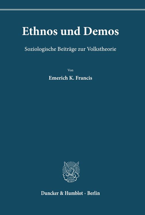 Produktbild: Ethnos und Demos.