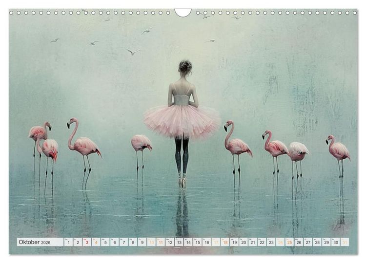 Produktbild: Im Pas de Deux mit der Stille (Wandkalender 2026 DIN A3 quer), CALVENDO Monatskalender