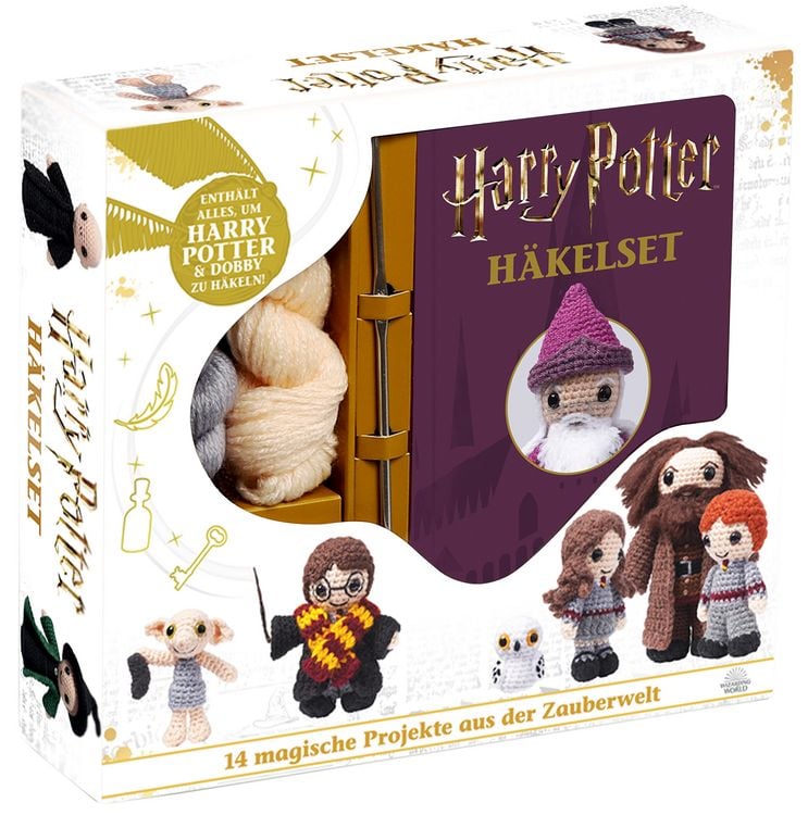 Produktbild: Harry Potter: H&auml;kelset - 14 magische Projekte aus der Zauberwelt