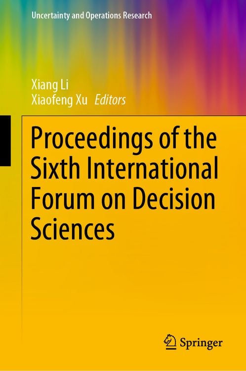Produktbild: Proceedings of the Sixth International Forum on Decision Sciences