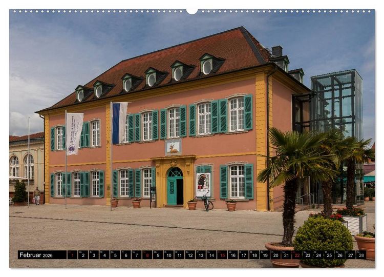 Produktbild: Schwetzinger Stadtansichten (hochwertiger Premium Wandkalender 2026 DIN A2 quer), Kunstdruck in Hochglanz