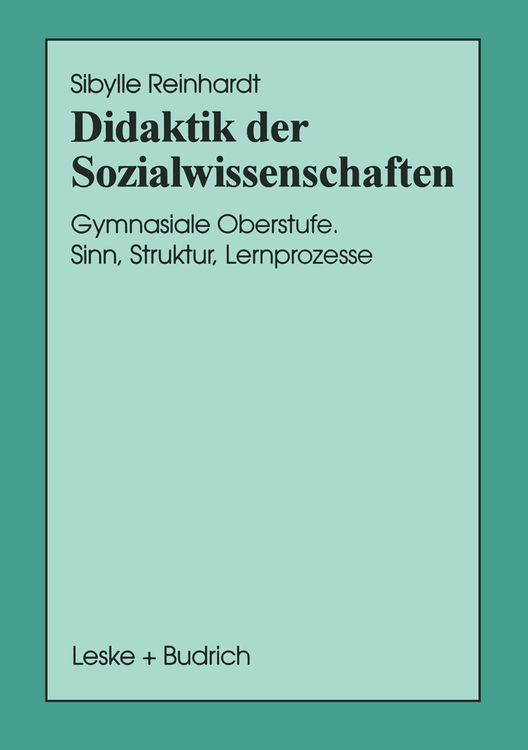 Produktbild: Didaktik der Sozialwissenschaften
