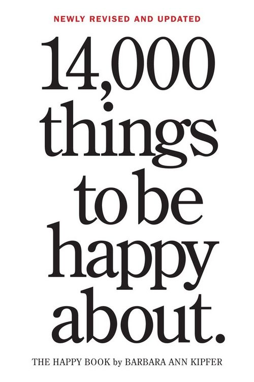 Produktbild: 14,000 Things to Be Happy About. 25th Anniversary Edition