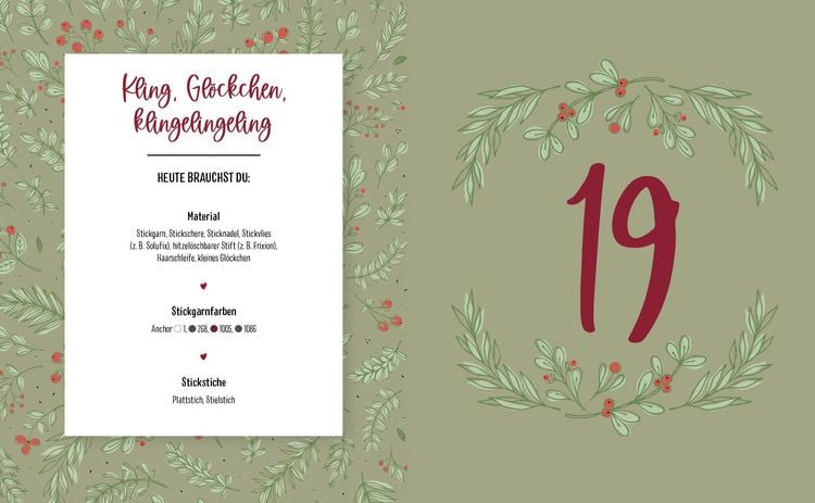 Mein Adventskalender-Buch – Stickzauber
