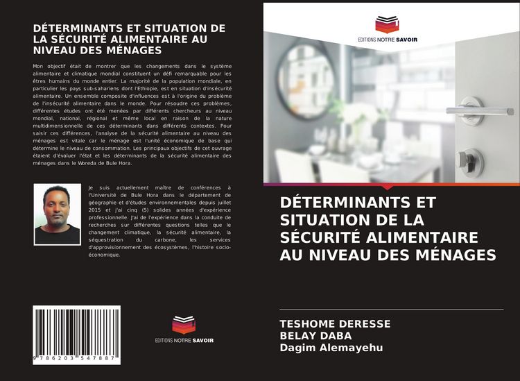 Produktbild: D&eacute;terminants Et Situation De La S&eacute;curit&eacute; Alimentaire Au Niveau des M&eacute;nages