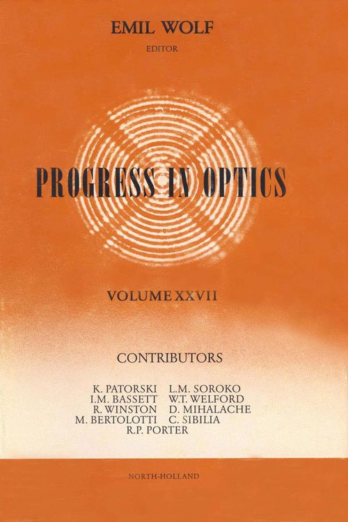 Produktbild: Progress in Optics