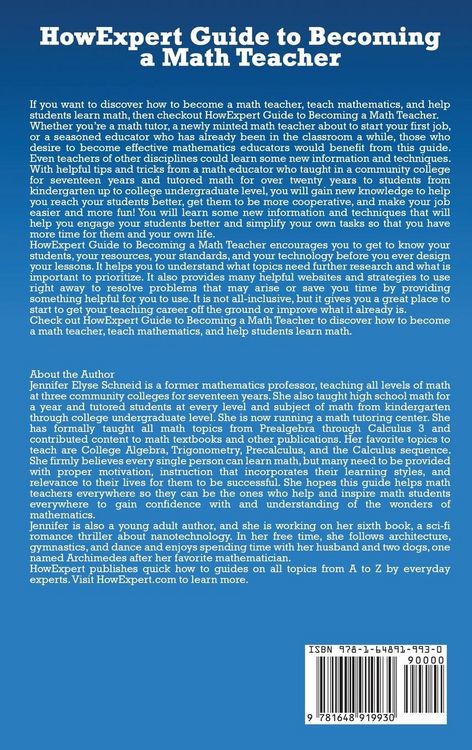 Produktbild: HowExpert Guide to Becoming a Math Teacher