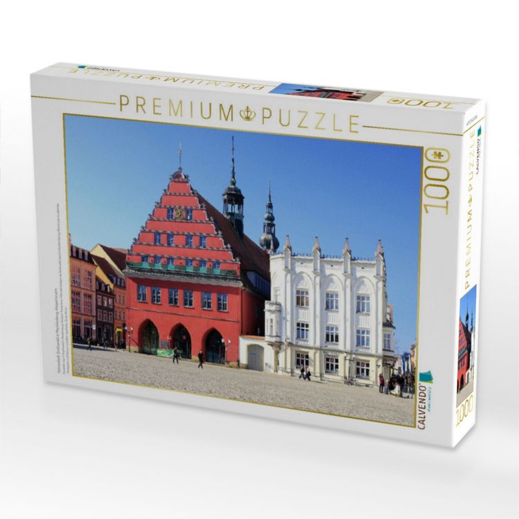 Produktbild: CALVENDO Puzzle Hansestadt Greifswald in Mecklenburg-Vorpommern | 1000 Teile Lege-Gr&ouml;&szlig;e 64x48cm Foto-Puzzle f&uuml;r gl&uuml;ckliche Stunden