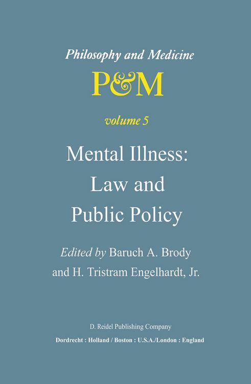 Produktbild: Mental Illness: Law and Public Policy