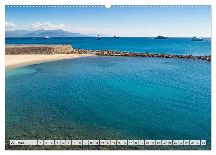 Produktbild: ANTIBES Idyllische Impressionen (Wandkalender 2026 DIN A2 quer), CALVENDO Monatskalender