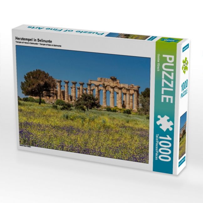 Produktbild: CALVENDO Puzzle Heratempel in Selinunte | 1000 Teile Lege-Gr&ouml;&szlig;e 64x48cm Foto-Puzzle f&uuml;r gl&uuml;ckliche Stunden