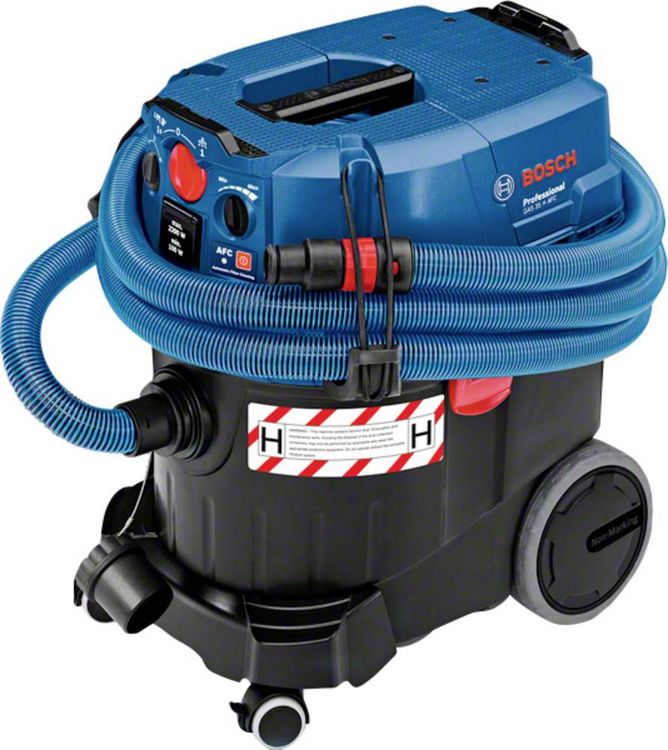 Produktbild: Bosch Professional GAS 35 H 06019C3600 Nass-/Trockensauger 1200 W 35 l automatische Filterreinigung, Staubklasse H zertifiziert