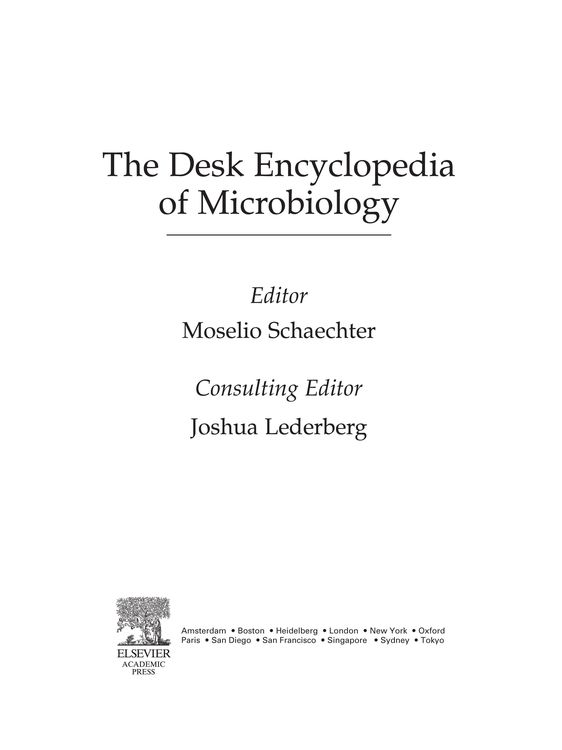 Produktbild: Desk Encyclopedia of Microbiology