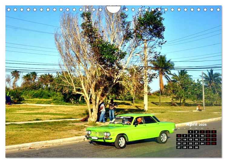 Produktbild: CORVAIR - Ein Chevy mit Heckmotor und ohne Heckflossen (Wandkalender 2026 DIN A4 quer), CALVENDO Monatskalender