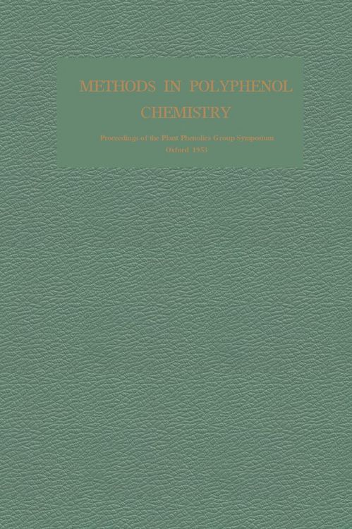 Produktbild: Methods in Polyphenol Chemistry