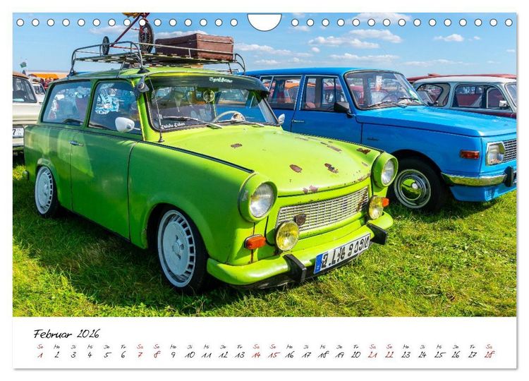 Produktbild: Trabi-Treffen (Wandkalender 2026 DIN A4 quer), CALVENDO Monatskalender