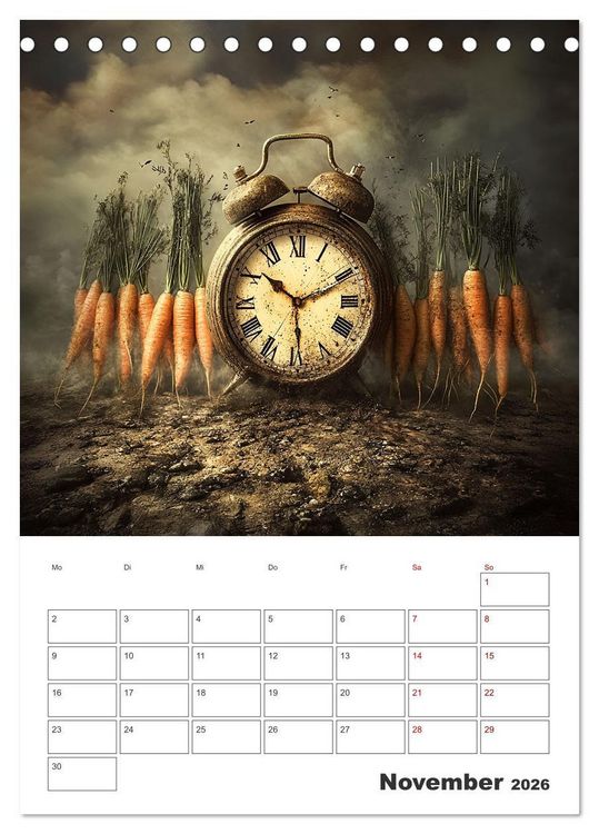 Produktbild: Gesunde Zeiten (Tischkalender 2026 DIN A5 hoch), CALVENDO Monatskalender