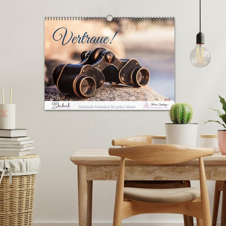 Produktbild: Vertraue! (Wandkalender 2026 DIN A3 quer), CALVENDO Monatskalender