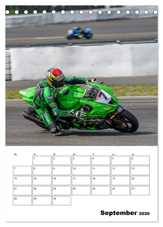 Produktbild: SuperBikes (Tischkalender 2026 DIN A5 hoch), CALVENDO Monatskalender