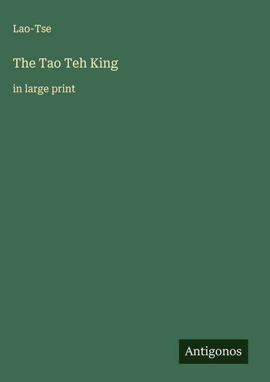 Produktbild: The Tao Teh King