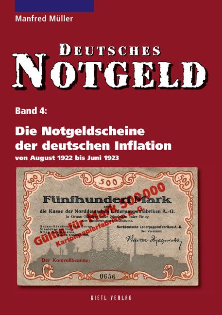 Produktbild: Deutsches Notgeld / Die Notgeldscheine der deutschen Inflation, Band 4