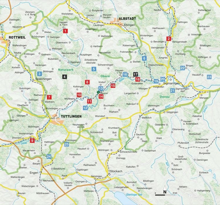 Produktbild: Erlebnis-Wanderungen im Naturpark Obere Donau