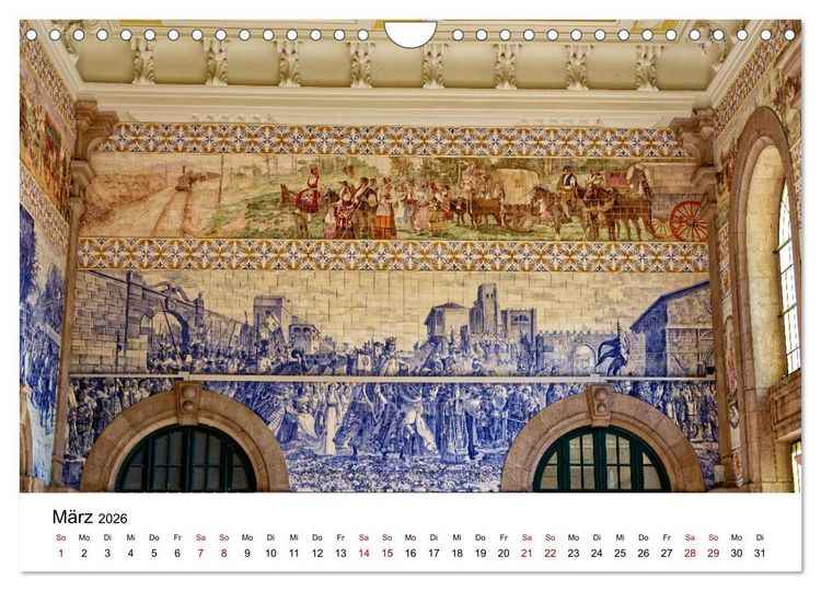 Produktbild: Porto und Gaia - Ausblicke und Einsichten (Wandkalender 2026 DIN A4 quer), CALVENDO Monatskalender