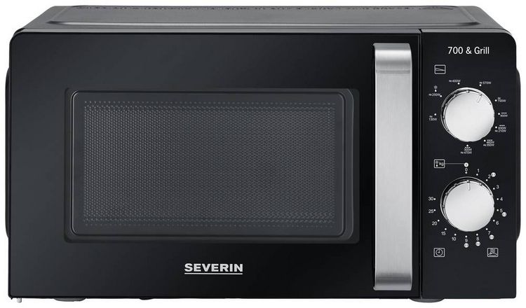 Produktbild: Severin 7781 Mikrowelle Schwarz 700W Timerfunktion, Grillfunktion
