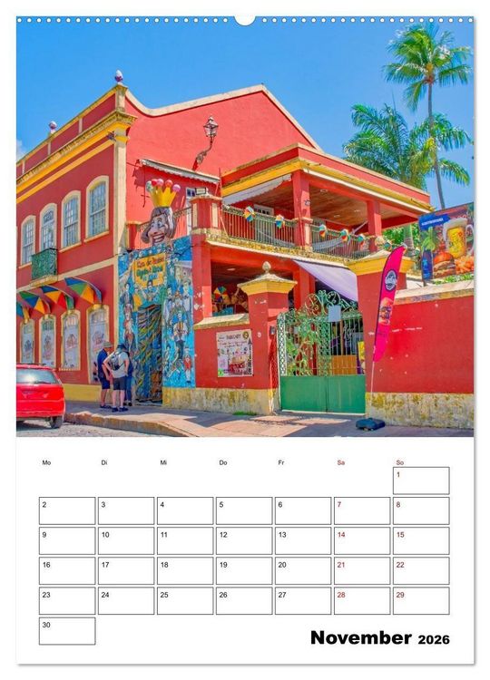 Produktbild: Olinda - ein Traumreiseziel (Wandkalender 2026 DIN A2 hoch), CALVENDO Monatskalender
