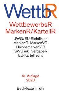 Produktbild: Wettbewerbsrecht, Markenrecht und Kartellrecht