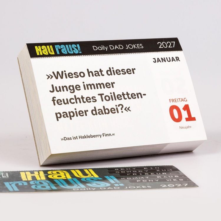 Produktbild: HAU RAUS! Daily Dad Jokes 2027