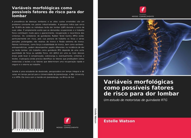 Produktbild: Vari&aacute;veis morfol&oacute;gicas como poss&iacute;veis fatores de risco para dor lombar
