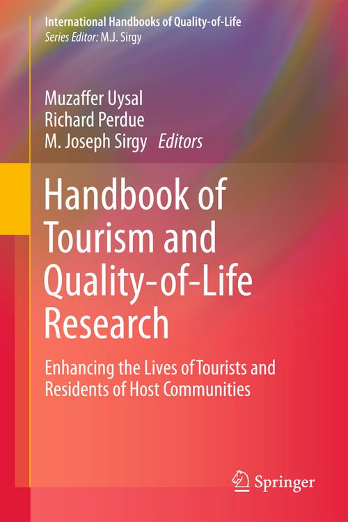 Produktbild: Handbook of Tourism and Quality-of-Life Research