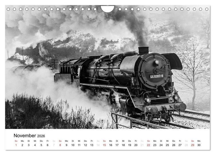 Produktbild: Dampfloks in der DDR (Wandkalender 2026 DIN A4 quer), CALVENDO Monatskalender