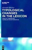 Produktbild: Typological Changes in the Lexicon