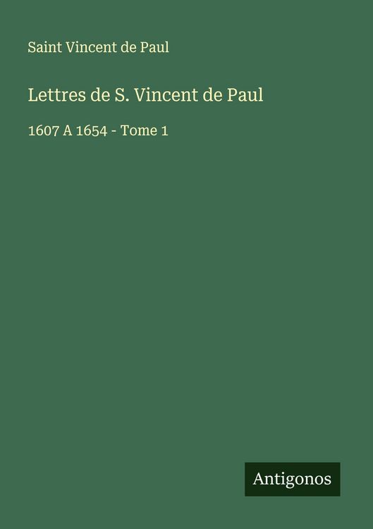 Produktbild: Lettres de S. Vincent de Paul