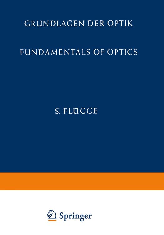 Produktbild: Grundlagen der Optik / Fundamentals of Optics
