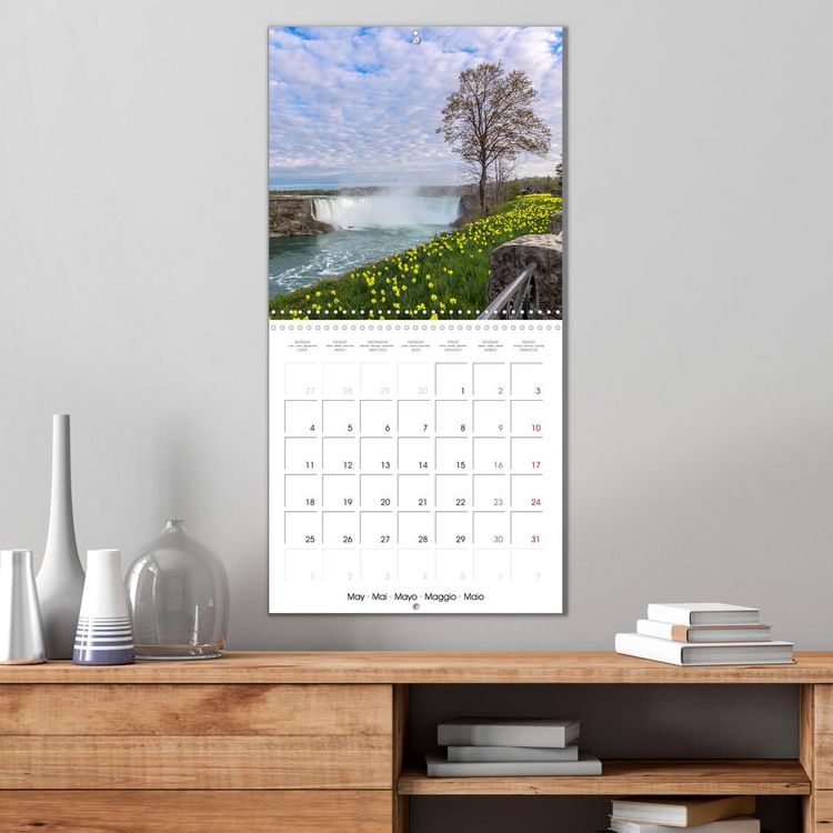 Produktbild: NIAGARA FALLS Idyllic impressions by day and night (Wall Calendar 2026 12 &times; 12 Inch) CALVENDO 12 Month Wall Calendar